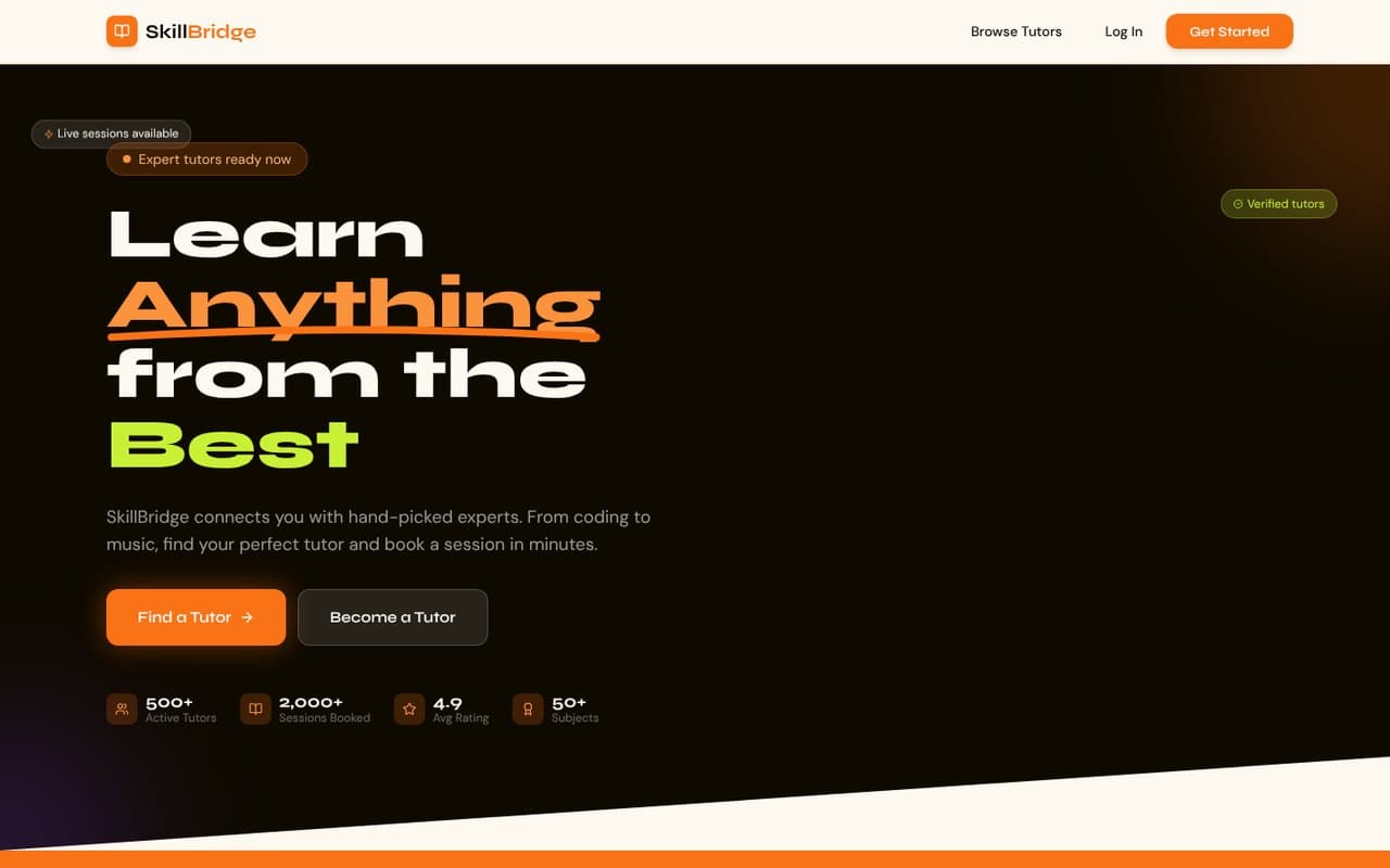 SkillBridge screenshot